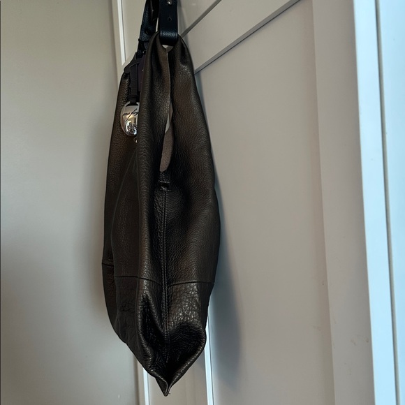 ANA FAYE NWT -Helena hobo bag in bronze metallic leather - Picture 3 of 8